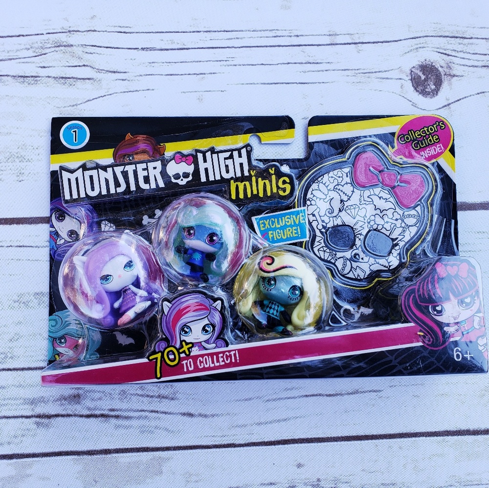 Season 1 Monster High Minis 3pk